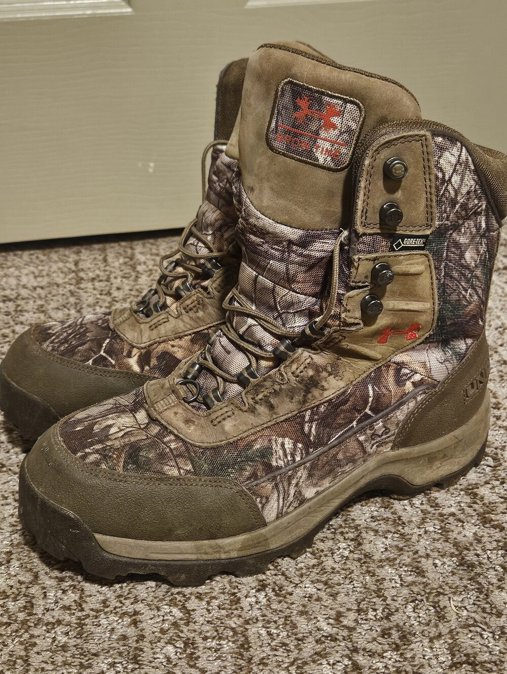 Under Armour Womens Brow Tine Camo Hunting Boots